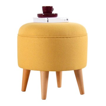 Sitzhocker PIXI, Ø 40 cm, gelb