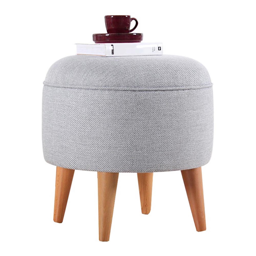 Sitzhocker PIXI, Ø 40 cm, grau