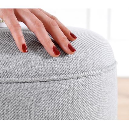 Sitzhocker PIXI, Ø 40 cm, grau