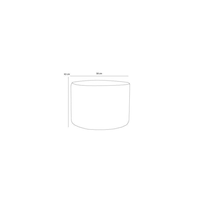 Sitzhocker RABO Ø 58 cm, anthrazit