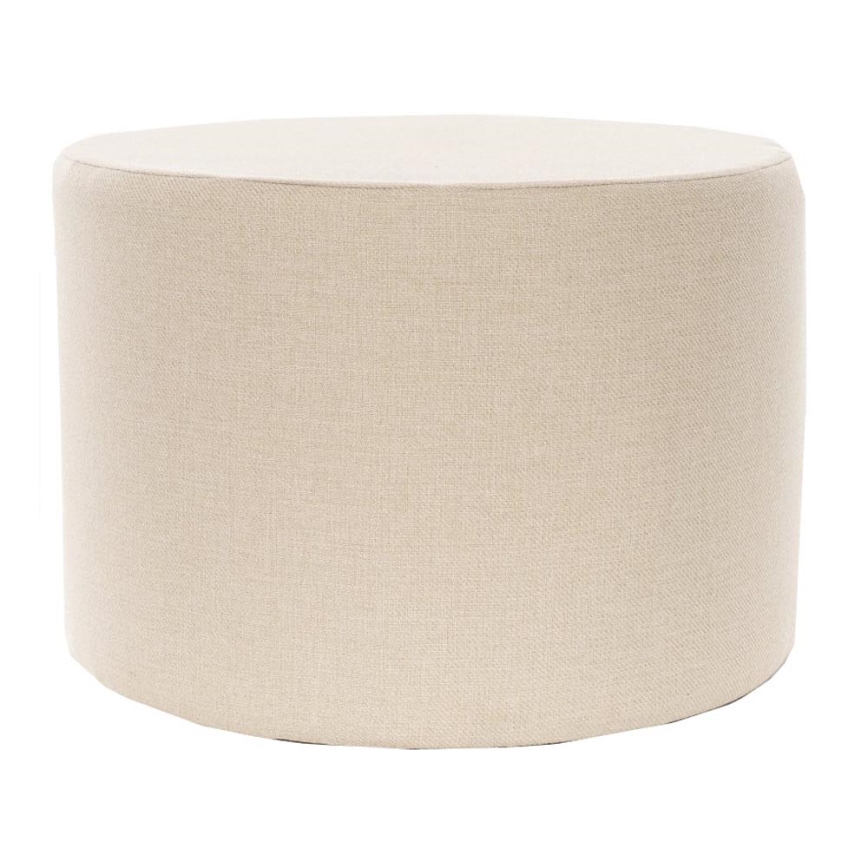 Sitzhocker RABO Ø 58 cm, cremefarben