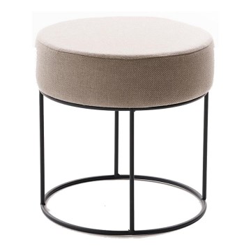 Sitzhocker RELO, Ø 40 cm, beige
