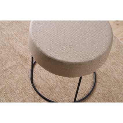 Sitzhocker RELO, Ø 40 cm, beige