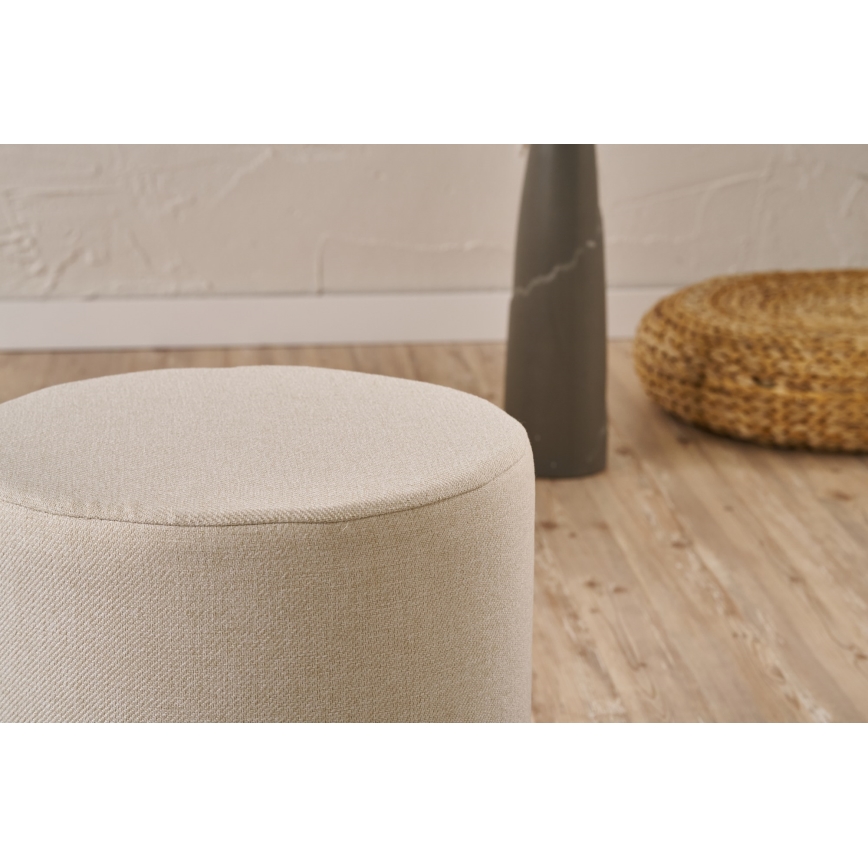 Sitzhocker RONDO Ø 40 cm, cremefarben