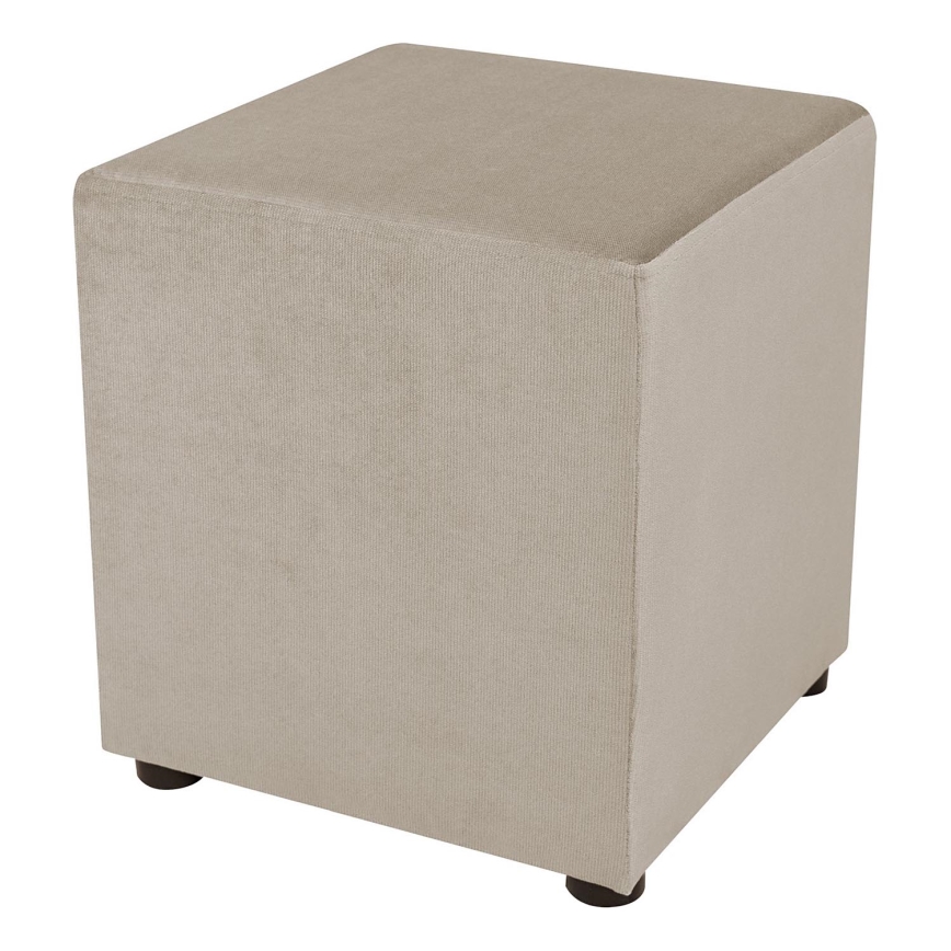 Sitzhocker SIX, 40 x 40 cm, Beige