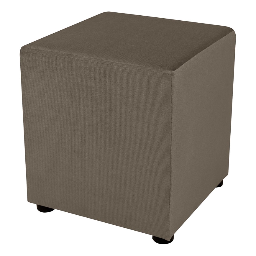 Sitzhocker SIX 40 x 40 cm, braun