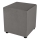 Sitzhocker SIX 40x40 cm grau