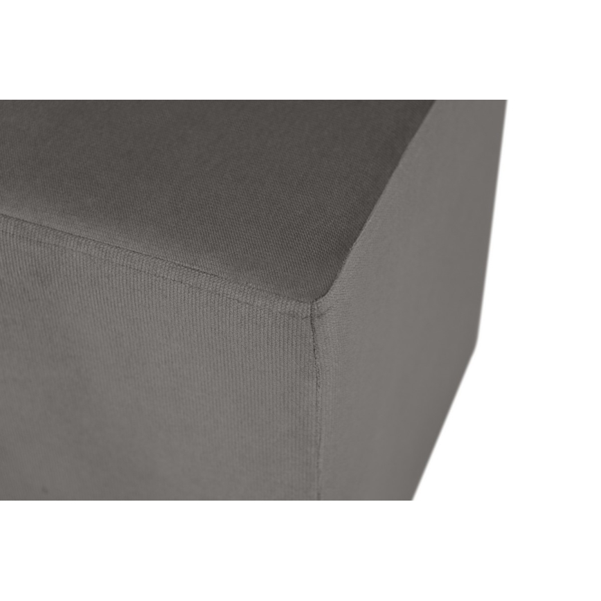 Sitzhocker SIX 40x40 cm grau
