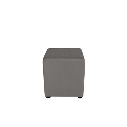 Sitzhocker SIX 40x40 cm grau