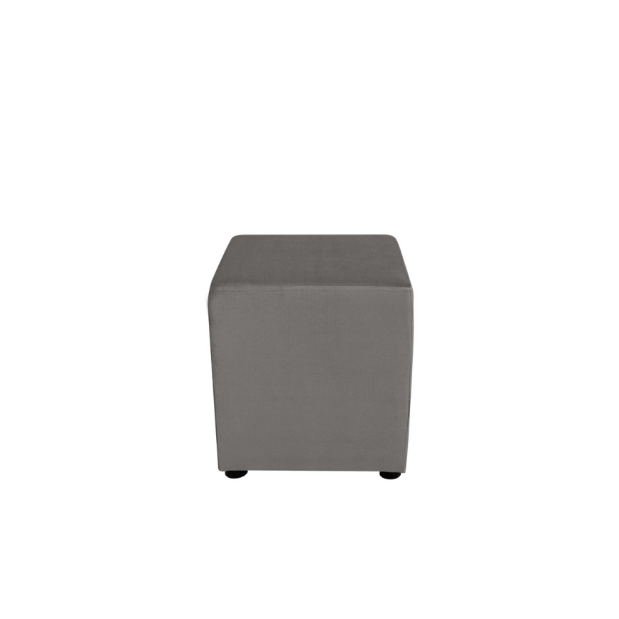 Sitzhocker SIX 40x40 cm grau