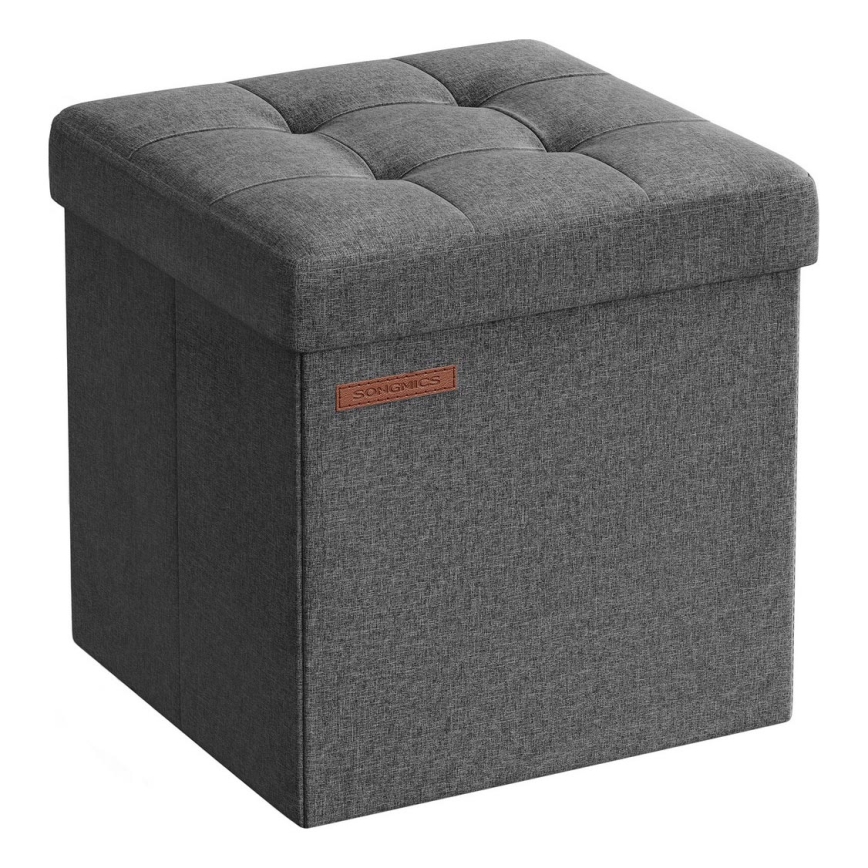 Sitzhocker SULTAN 30x30 cm grau