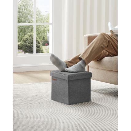 Sitzhocker SULTAN 30x30 cm grau