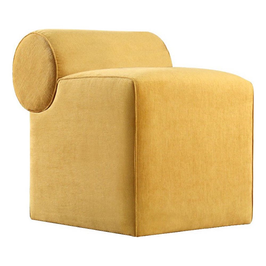 Sitzhocker TIKI 47x45 cm gelb