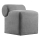 Sitzhocker TIKI 47x45 cm grau