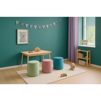 Sitzhocker VEX Ø 36 cm, blau