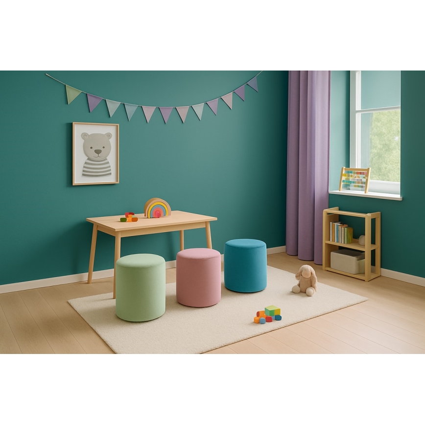 Sitzhocker VEX Ø 36 cm, blau