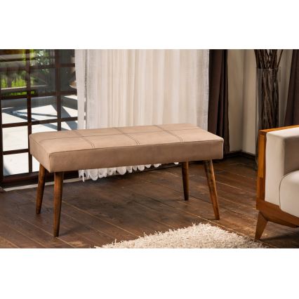 Sitzhocker VITO 46x92 cm, braun