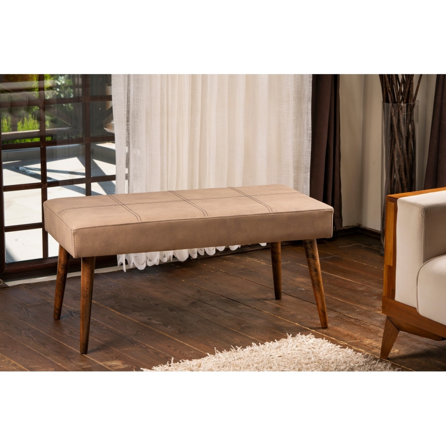 Sitzhocker VITO 46x92 cm, braun