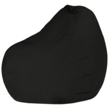 Sitzsack 60x60 cm schwarz