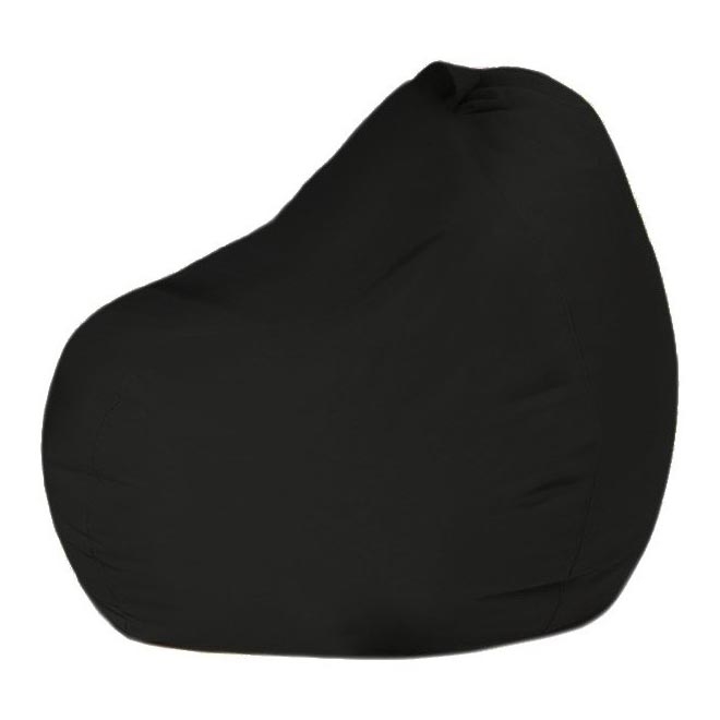 Sitzsack 60x60 cm schwarz