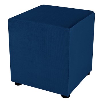 SIX Pouf 40x40 cm dunkelblau