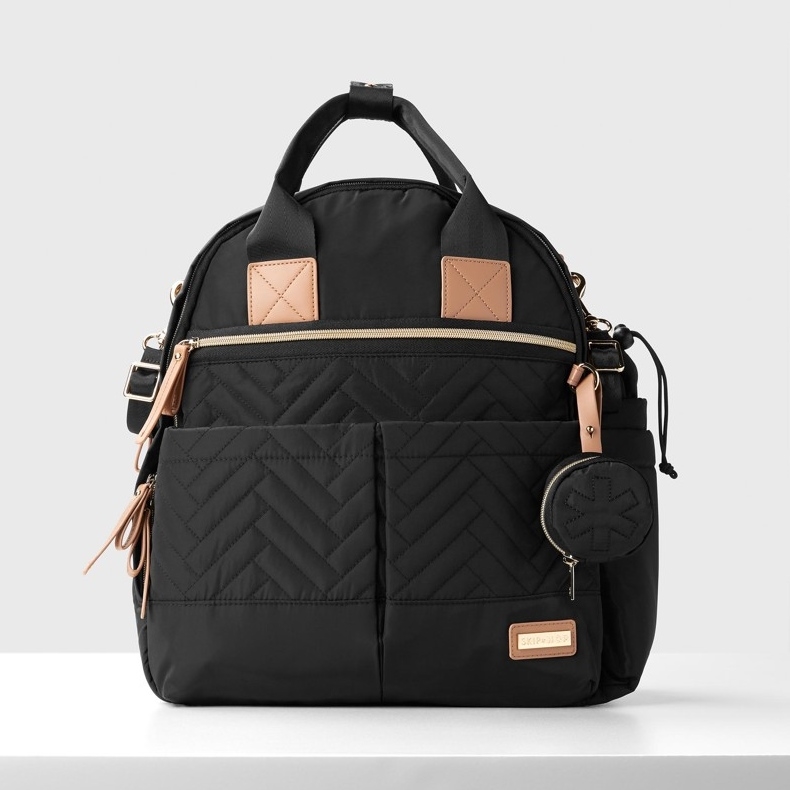 Skip Hop - 6-in-1 Wickelrucksack für den Kinderwagen SUITE SET schwarz