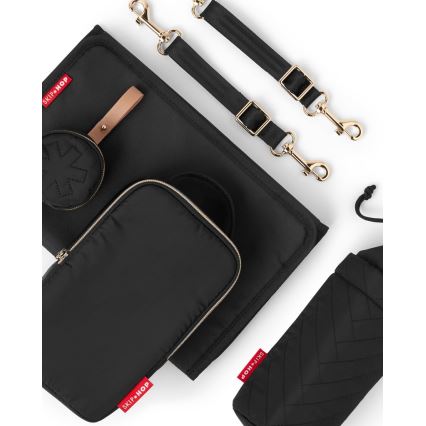 Skip Hop - 6-in-1 Wickelrucksack für den Kinderwagen SUITE SET schwarz