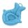 Skip Hop - Badematte MOBY blau
