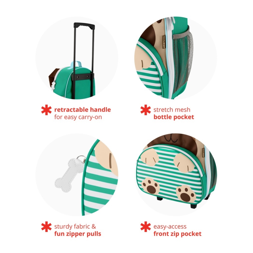 Skip Hop - Kinder-Reisekoffer ZOO Mops