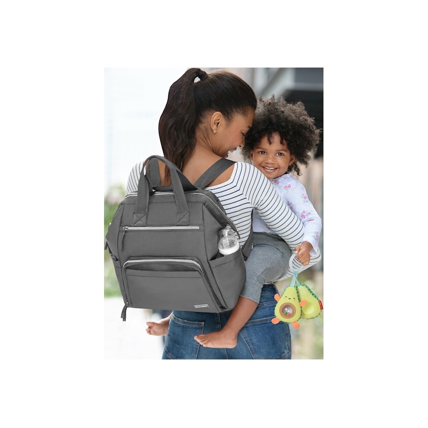 Skip Hop - Wickelrucksack für den Kinderwagen MAINFRAME Anthrazit