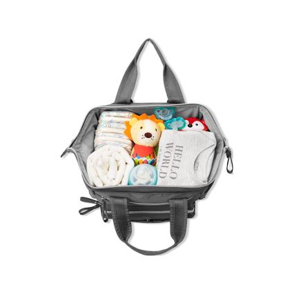 Skip Hop - Wickelrucksack für den Kinderwagen MAINFRAME Anthrazit