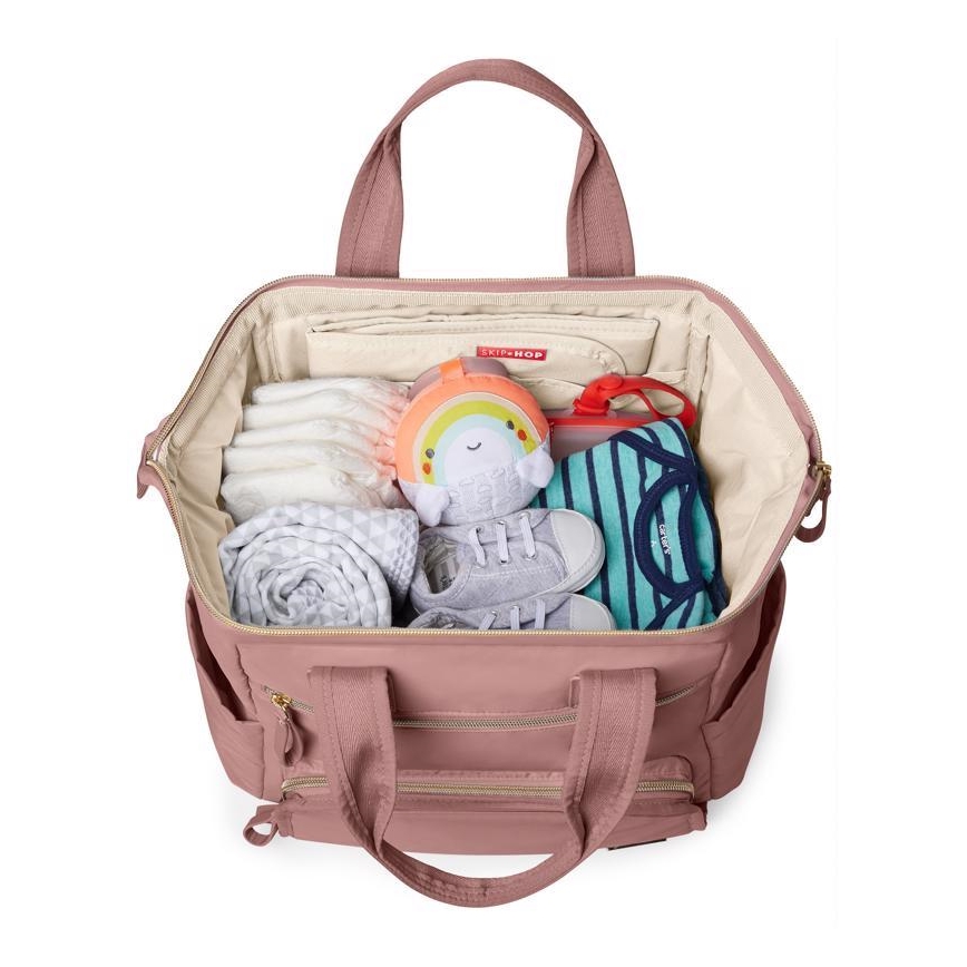Skip Hop - Wickelrucksack für den Kinderwagen MAINFRAME Dusty Rose