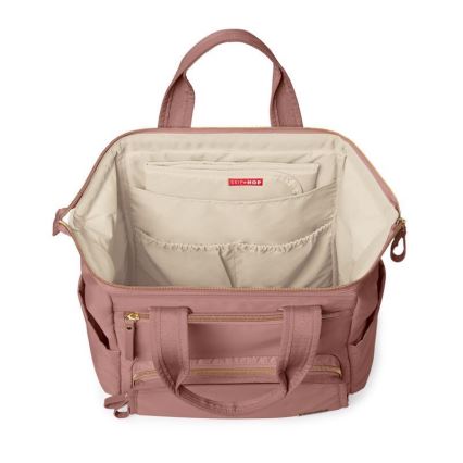 Skip Hop - Wickelrucksack für den Kinderwagen MAINFRAME Dusty Rose