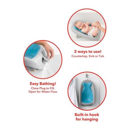 Skip Hop - Badewannensitz MOBY blau
