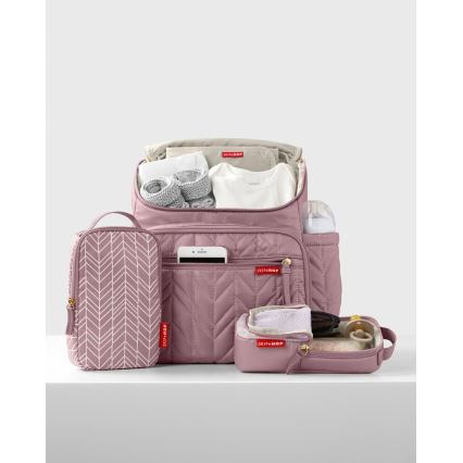Skip Hop - Wickelrucksack für Kinderwagen FORMA Muave Mist