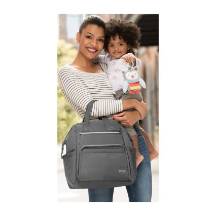Skip Hop - Wickelrucksack für Kinderwagen MAINFRAME Charcoal