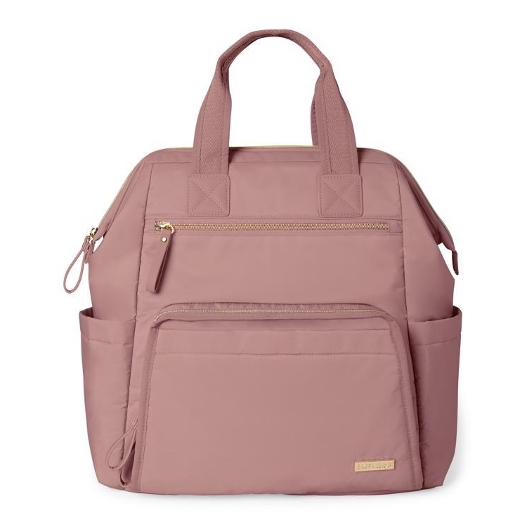 Skip Hop - Wickelrucksack für Kinderwagen MAINFRAME Dusty rose