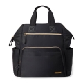 Skip Hop - Wickelrucksack für Kinderwagen MAINFRAME schwarz