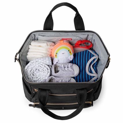 Skip Hop - Wickelrucksack für Kinderwagen MAINFRAME schwarz