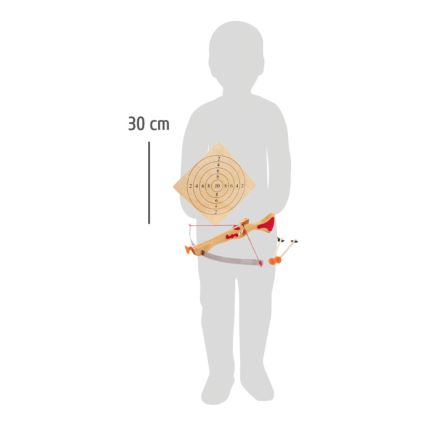 Small Foot - Große Armbrust mit Pfeilen und Zielscheibe