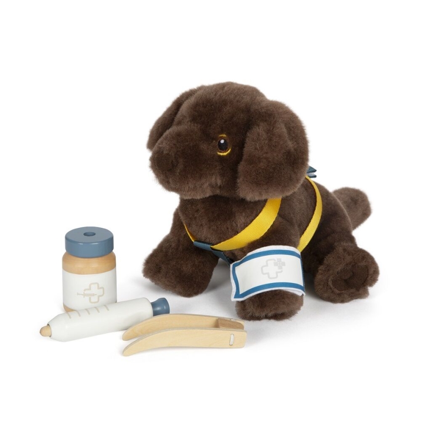 Small Foot - Plüschhund mit Pflege-Kit