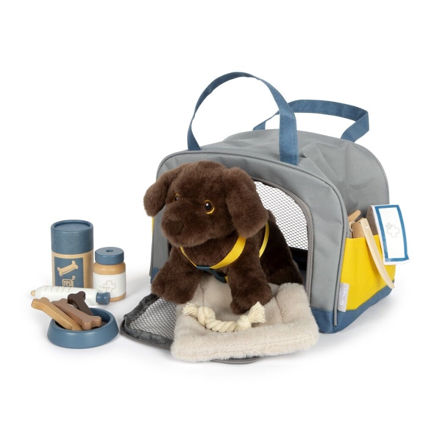Small Foot - Plüschhund mit Pflege-Kit