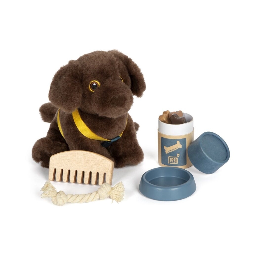 Small Foot - Plüschhund mit Pflege-Kit