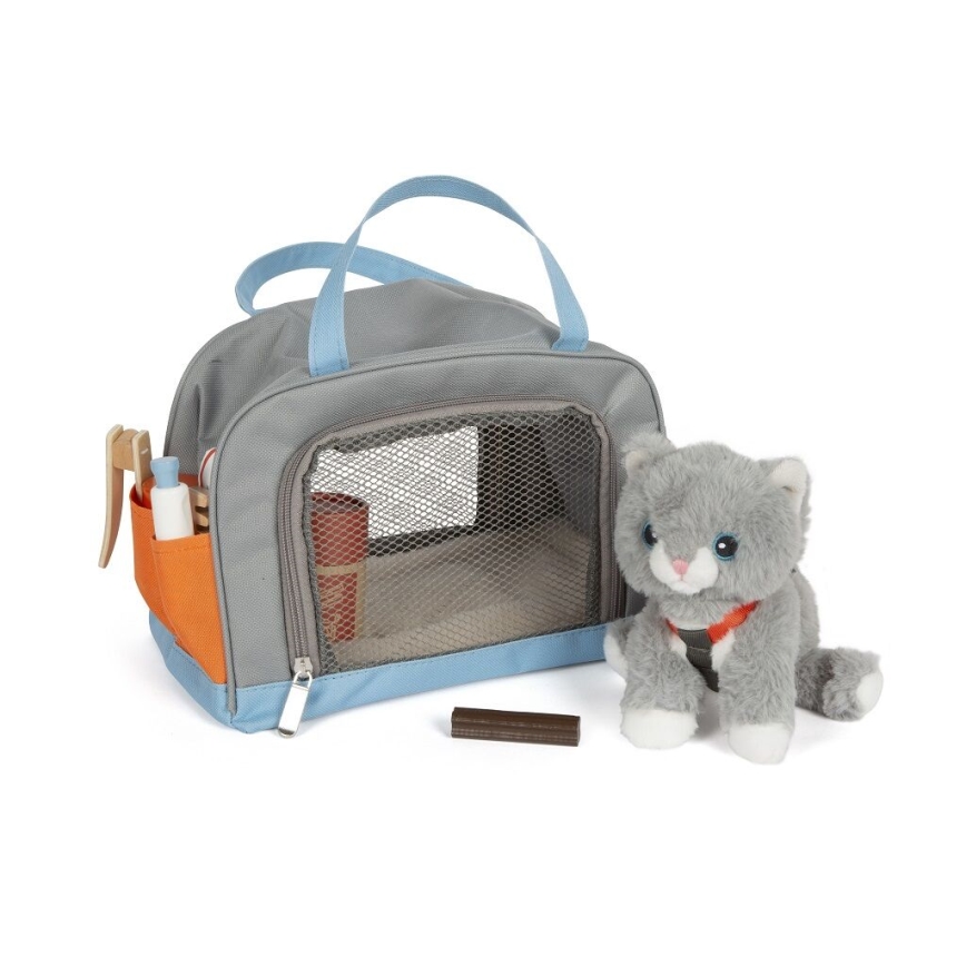 Small Foot - Plüschkatze mit Pflege-Kit