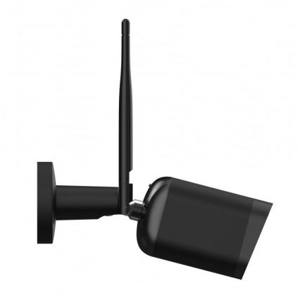 Smart-Außenkamera mit Full HD 1080p-Sensor, 12V, IP65, Wi-Fi, Tuya, schwarz