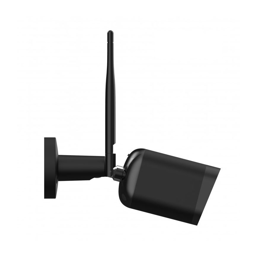 Smart-Außenkamera mit Full HD 1080p-Sensor, 12V, IP65, Wi-Fi, Tuya, schwarz