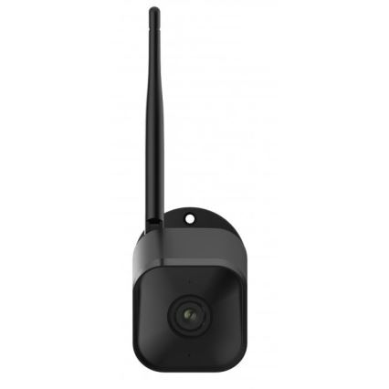 Smart-Außenkamera mit Full HD 1080p-Sensor, 12V, IP65, Wi-Fi, Tuya, schwarz