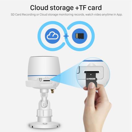 Smart Kamera für den Außenbereich RJ45 Wi-Fi/HD 1080p Tuya
