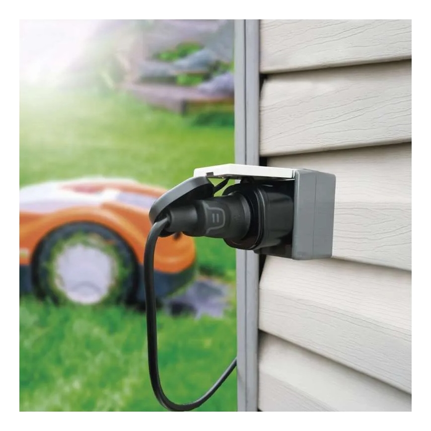 Smart-Outdoor-Steckdose GoSmart 3680W/230V/16A Wi-Fi Tuya IP44