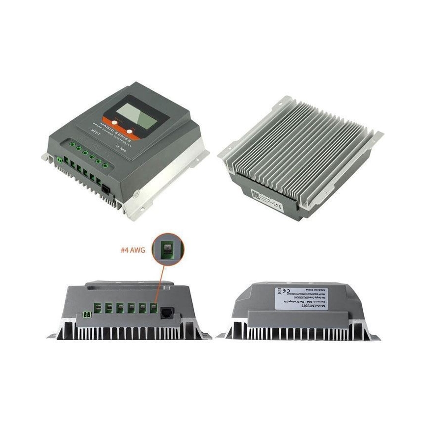 Smart-Solar-Laderegler MPPT 12-24V/30A IP32